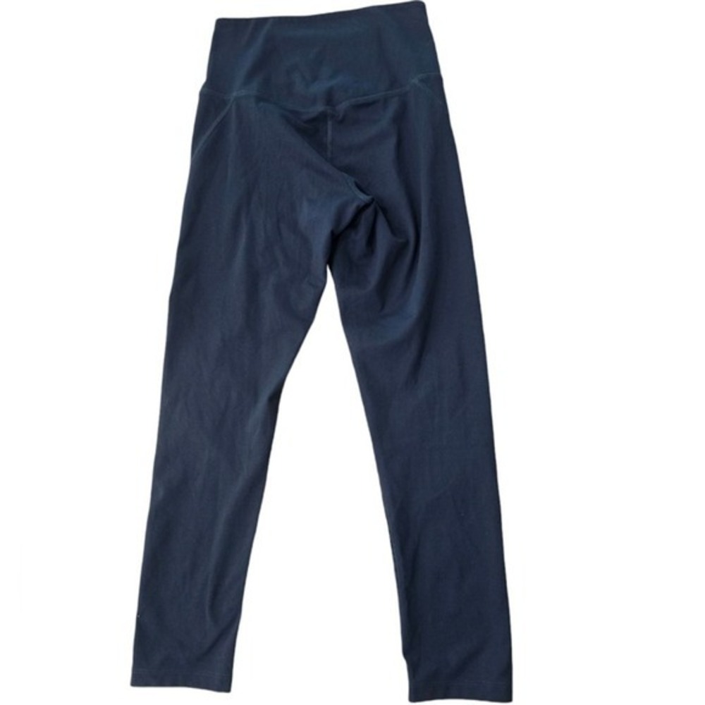 Girlfriend Collective XS Navy Blue High Rise Compression Leggings Activewear‎